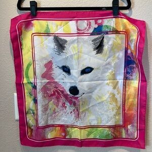 Girl Scouts White Wolf Bandana Scarf Little Brownie Bakers Cookie Incentive